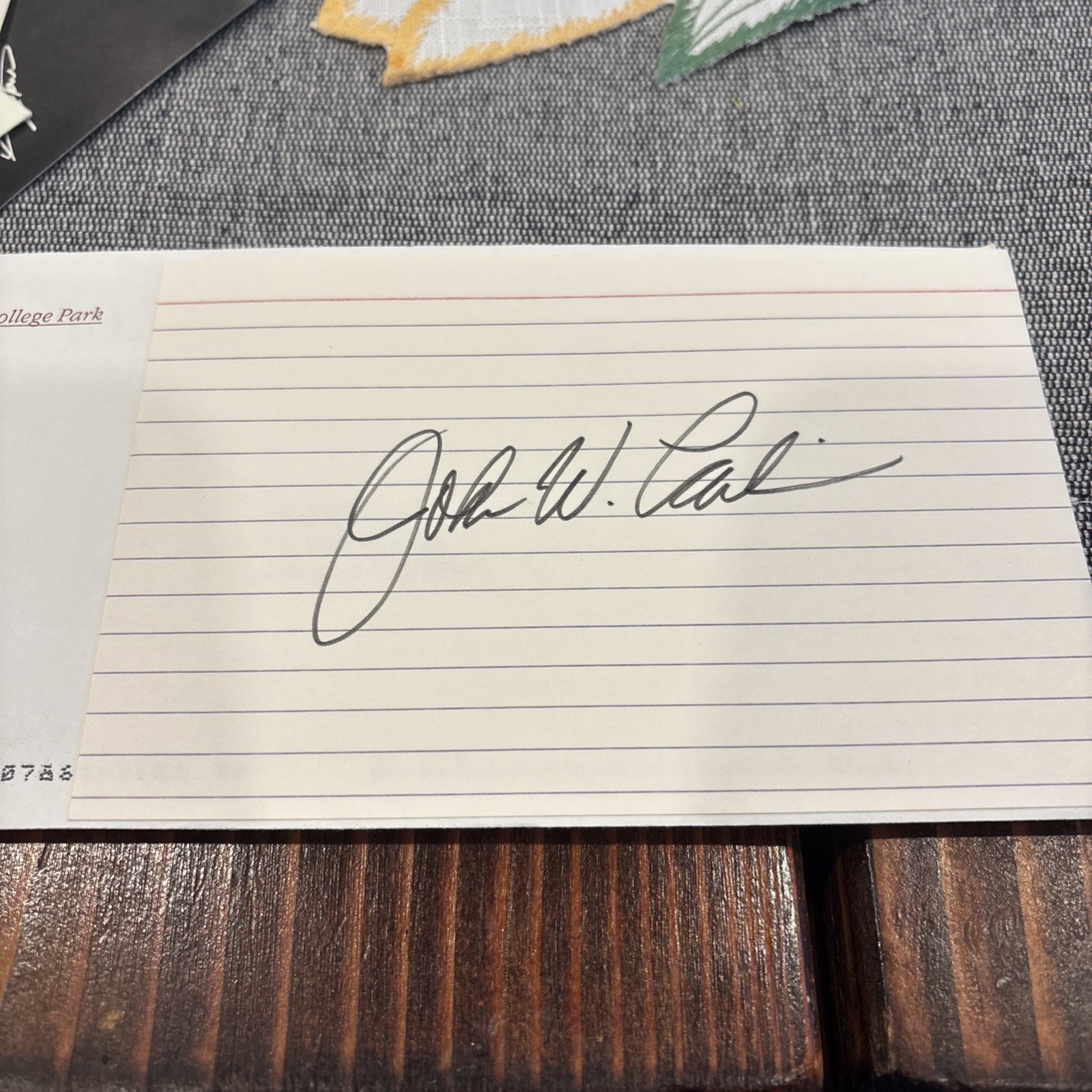 John W Carlin Governor Of Kansas 8th Archivist Of The US Signed Autograph