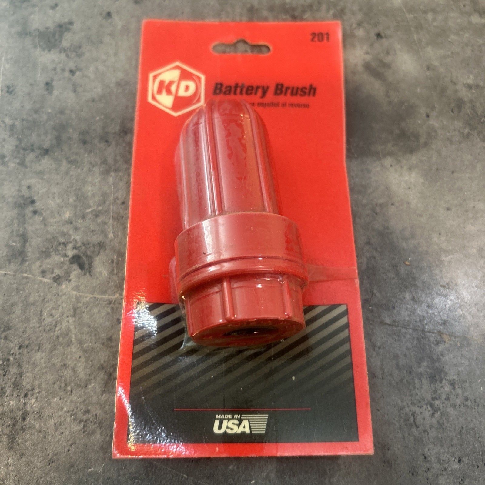 Vintage KD Tools 201 Battery Post and Terminal Cleaner Brush Tool NEW Made inUSA
