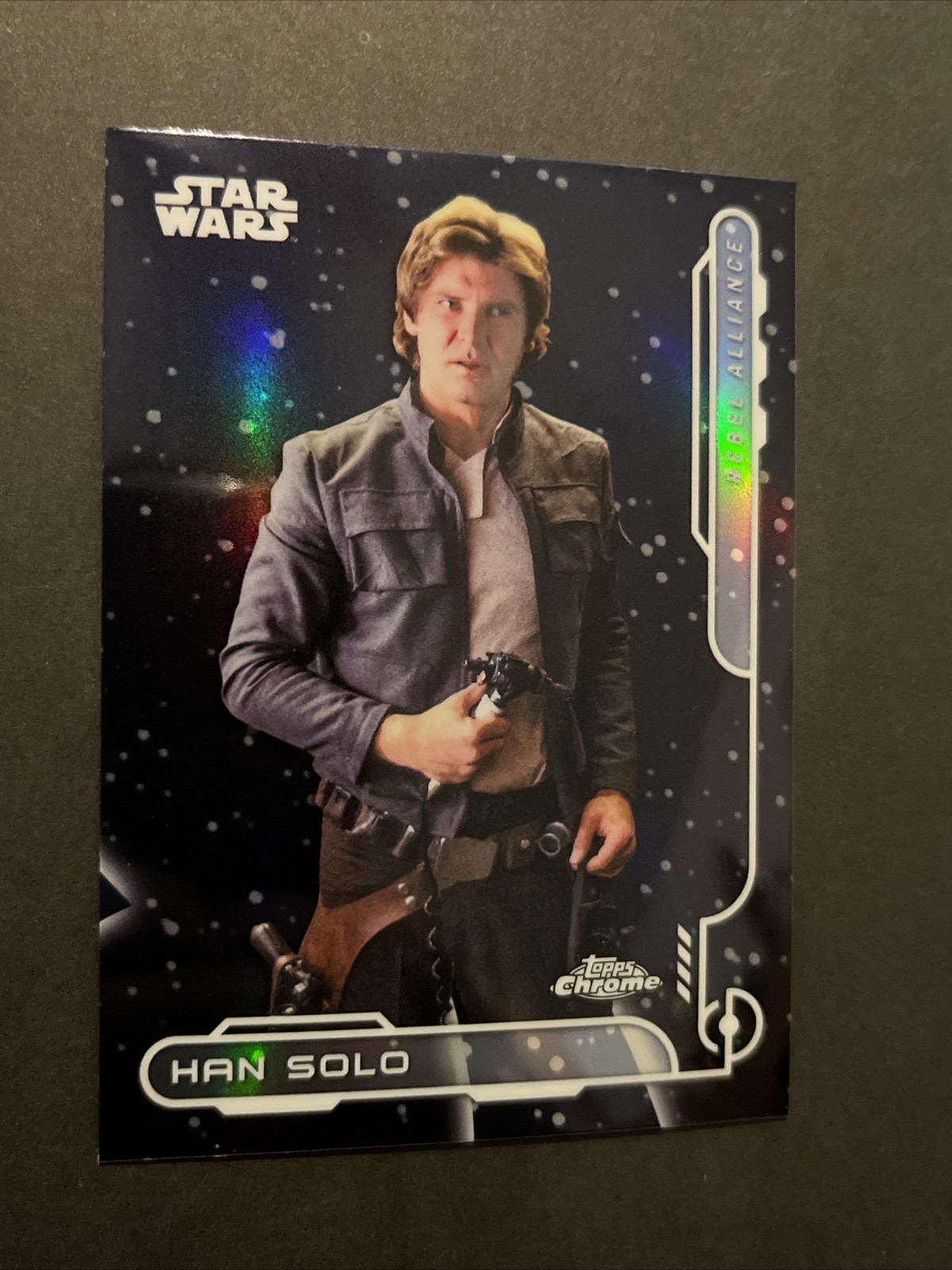 Han Solo Rebel Alliance 2024 Topps Star Wars Chrome RA-3 Galactic Civil War