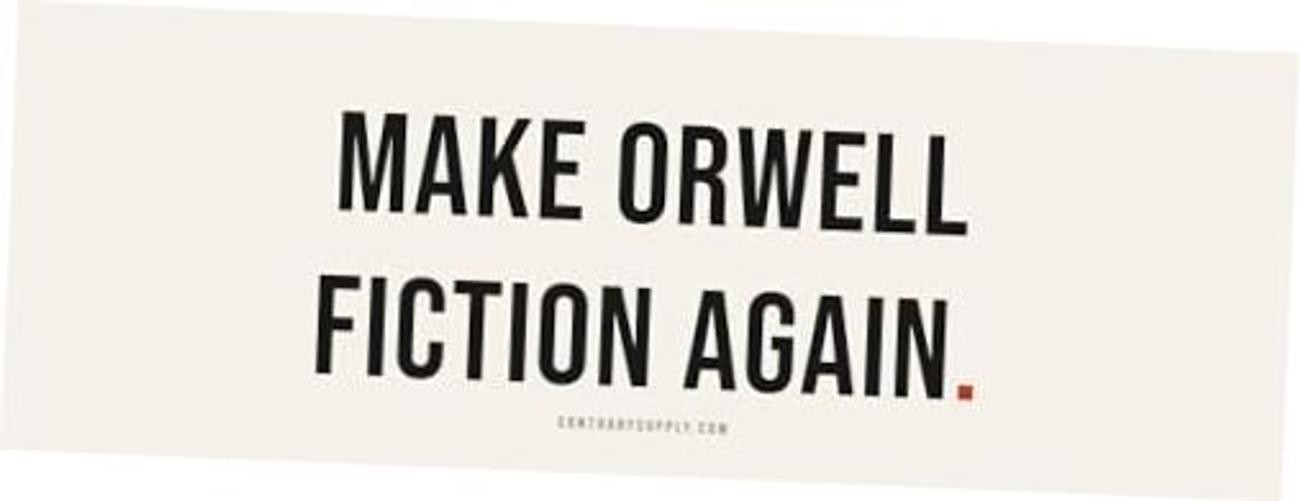 1984 was Not an Instruction Manual Bumper Sticker - 9\