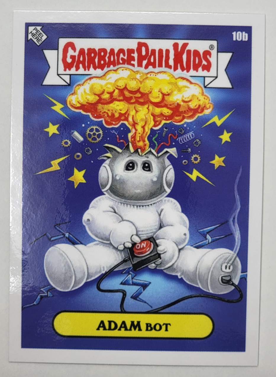2025 Topps Garbage Pail Kids- Media Menace- Adam Bot- 10b- Short Print (SSP)