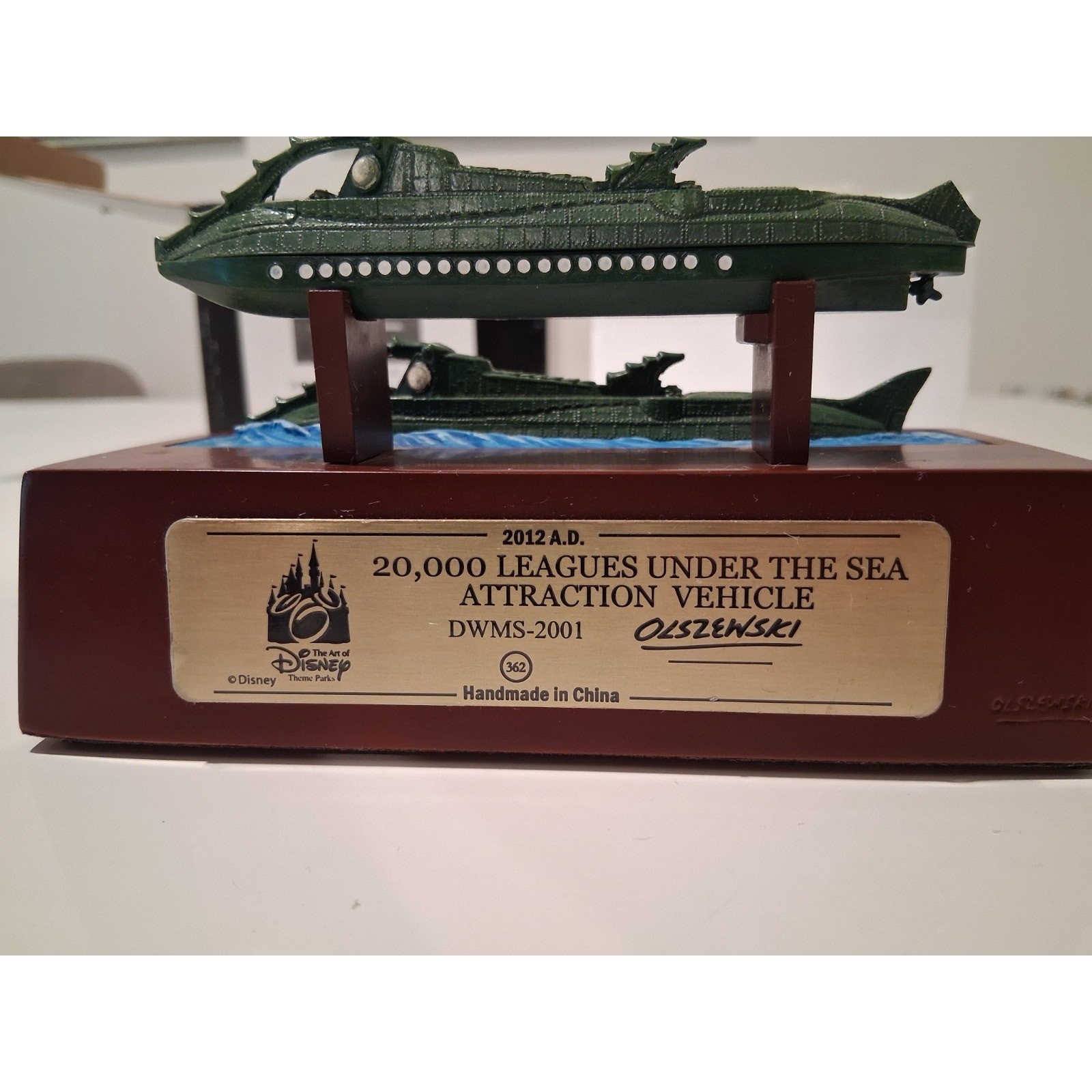 Disney Olszewski Magic Kingdom 20,000 Leagues Under the Sea Nautilus Vehicle CIB