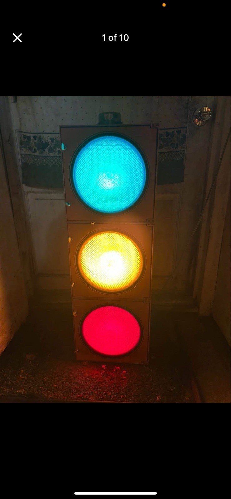🚦VINTAGE DURASIG 30 Inch 3 Light Traffic Light 🚦