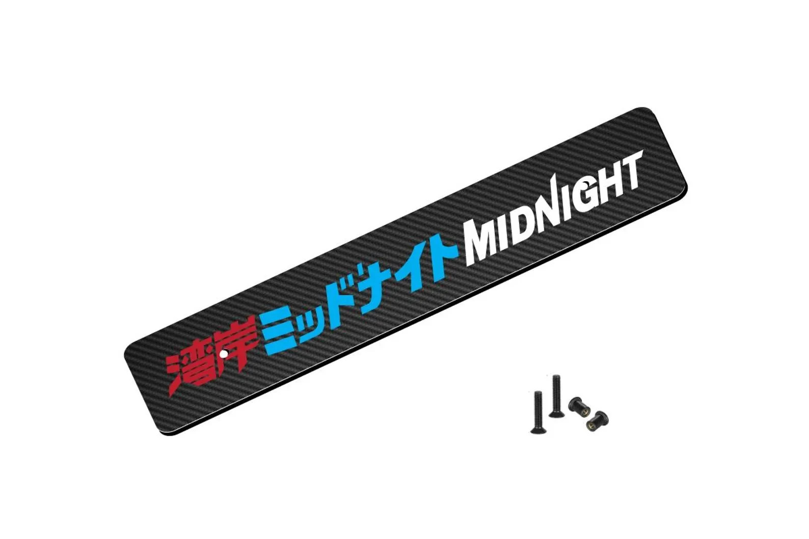 Aluminum License plate delete Wangan Midnight jdm racing fit for Car lovers