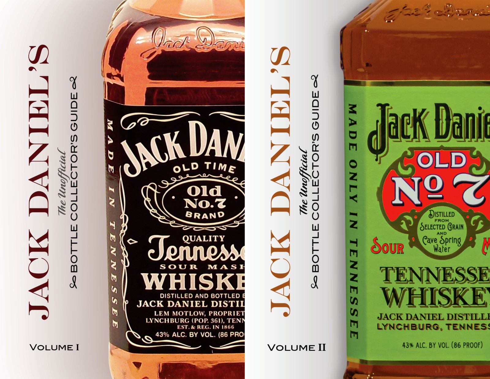Jack Daniel's Bottle Collector's Guide Books - Volumes 1 & 2 - New - Signed