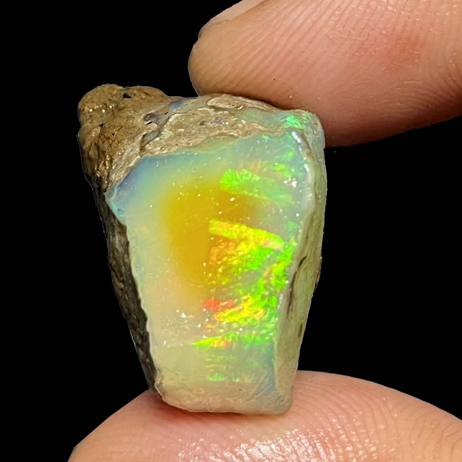Stunning Ethiopian Opal Rough 29.70 Cts, Large Oil Opal Specimen Natural Opal
