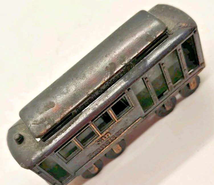 Vintage 1985 San Francisco Powell & Mason St. Cable Car Pencil Sharpener VTG