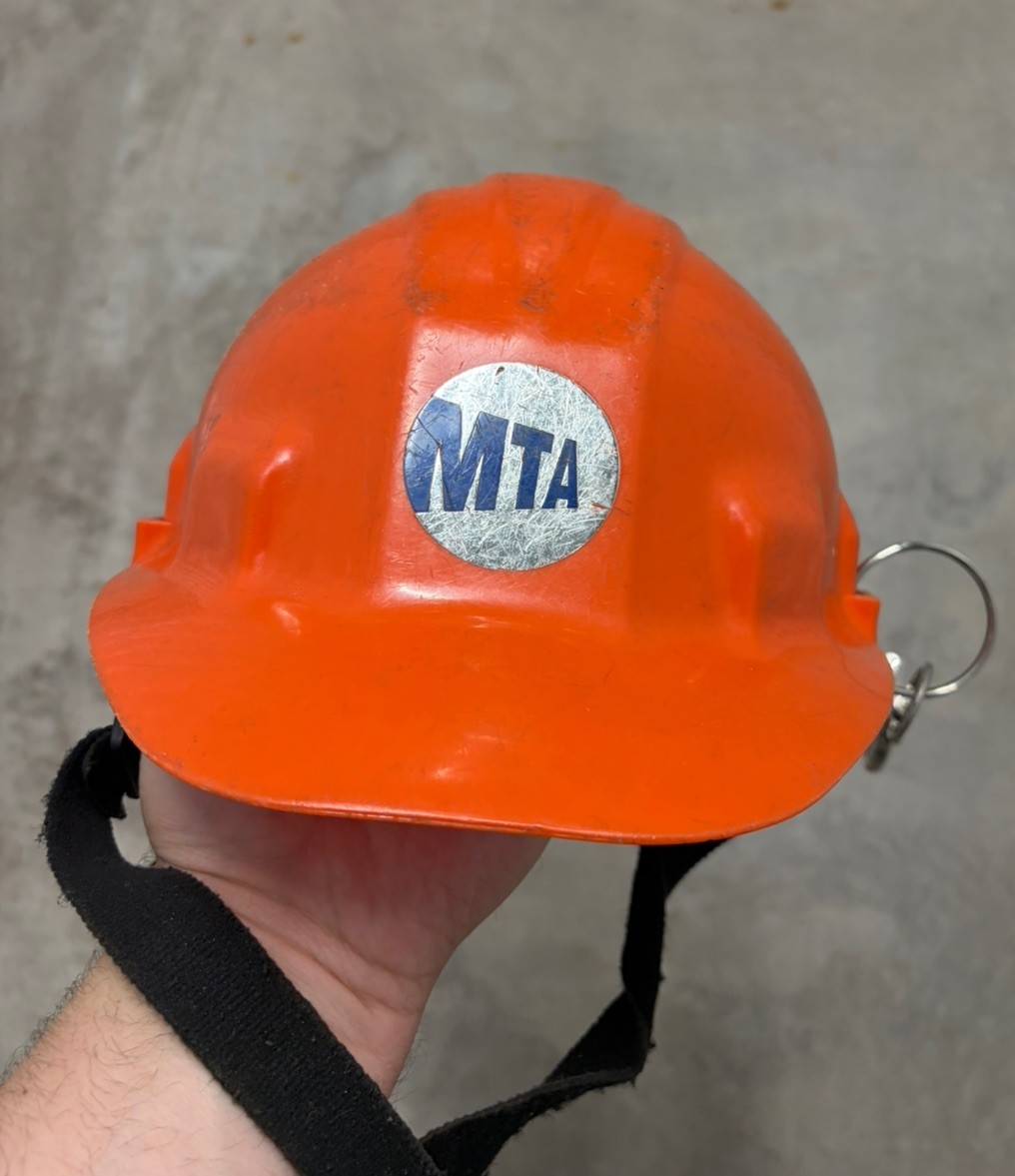 NYC MTA Orange Hardhat Metropolitan Transit Authority Rapid Transit Operations