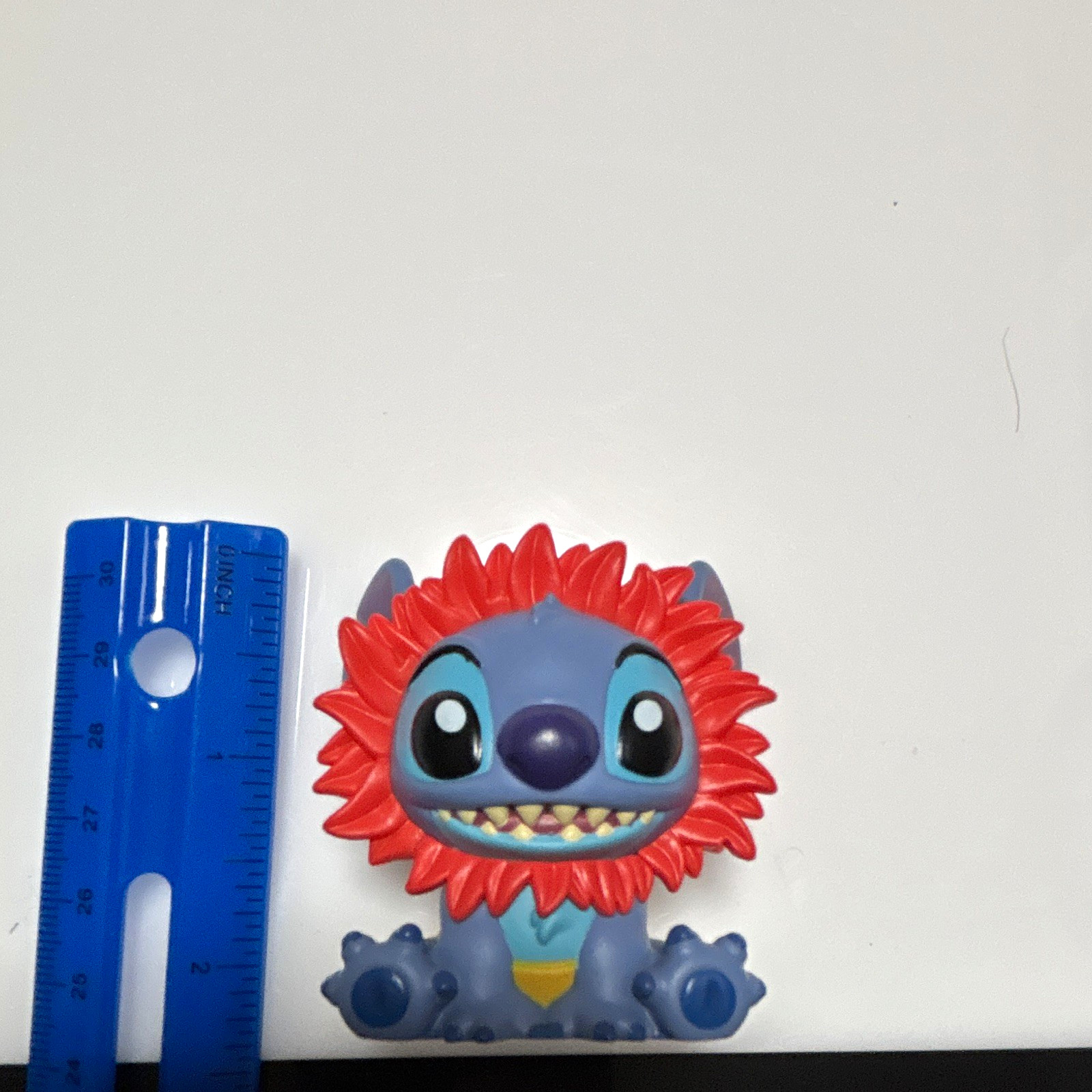 Disney Stitch Lilo & Stitch Vinyl Figure Oversized Head Blue/Red/Yellow 2 3/4\