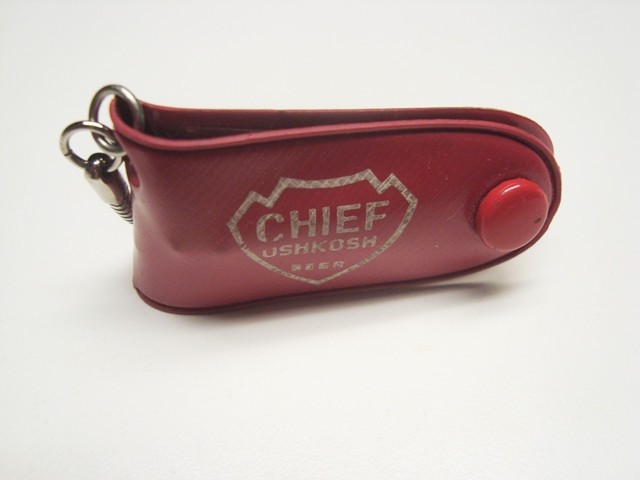 Circa 1960s Chief Oshkosh Nail Clipper Key Chain, Wisconsin