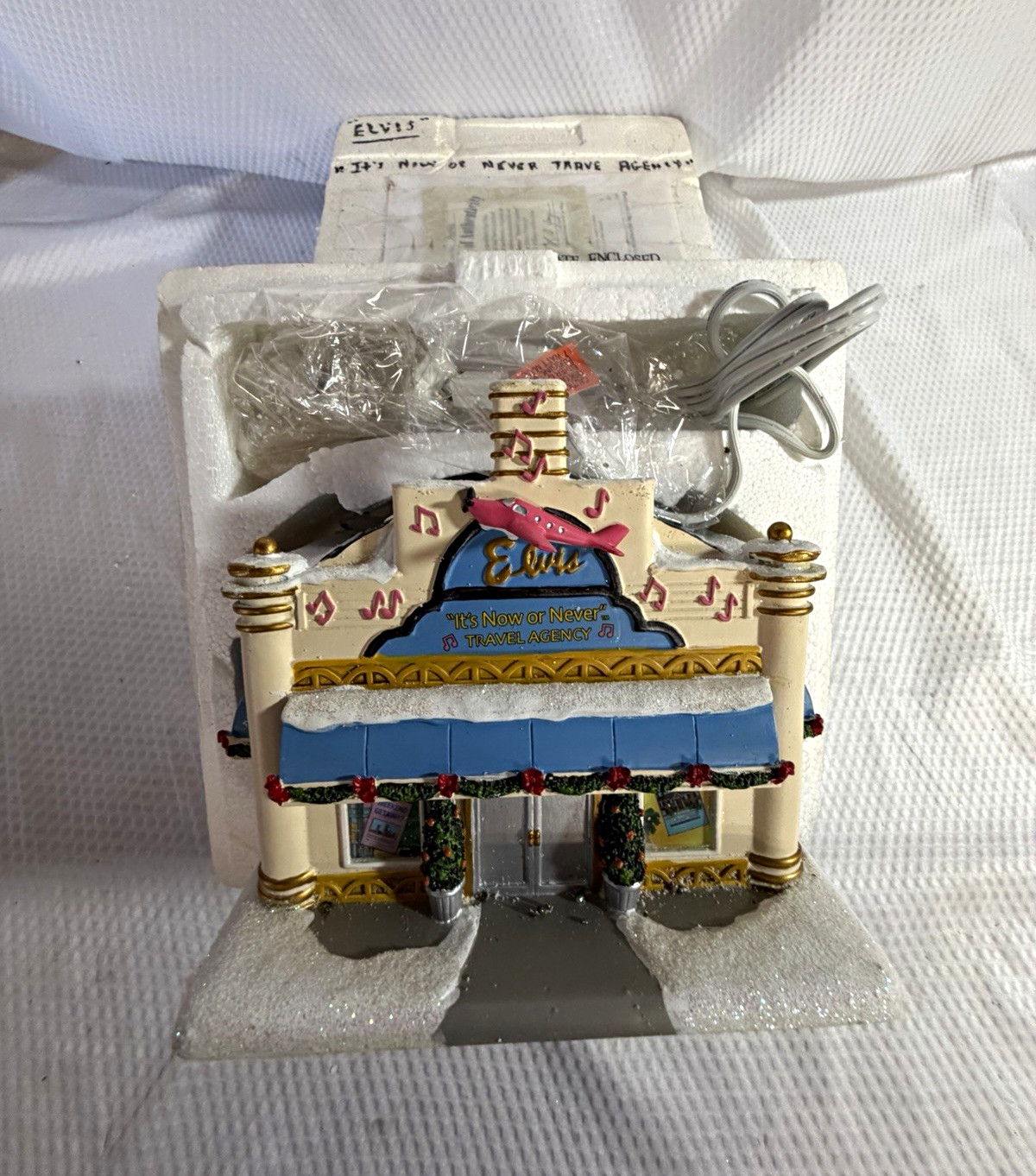 Hawthorne Village Elvis Rock 'n' Roll Holiday Travel Agency 2007 COA