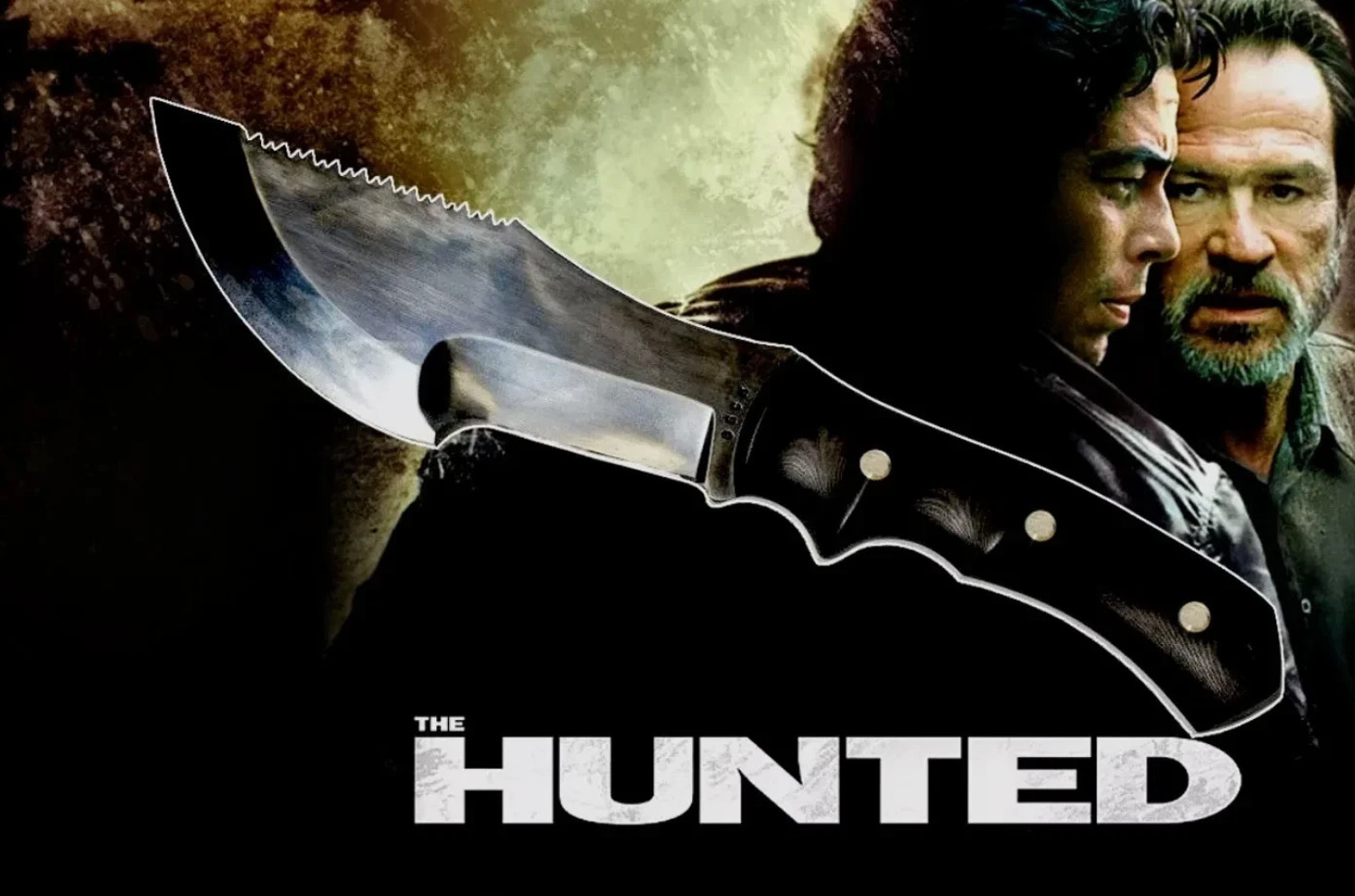 The Hunted Tracker Knife - Iconic Prop from Movie - High-Grade Stainless Steel