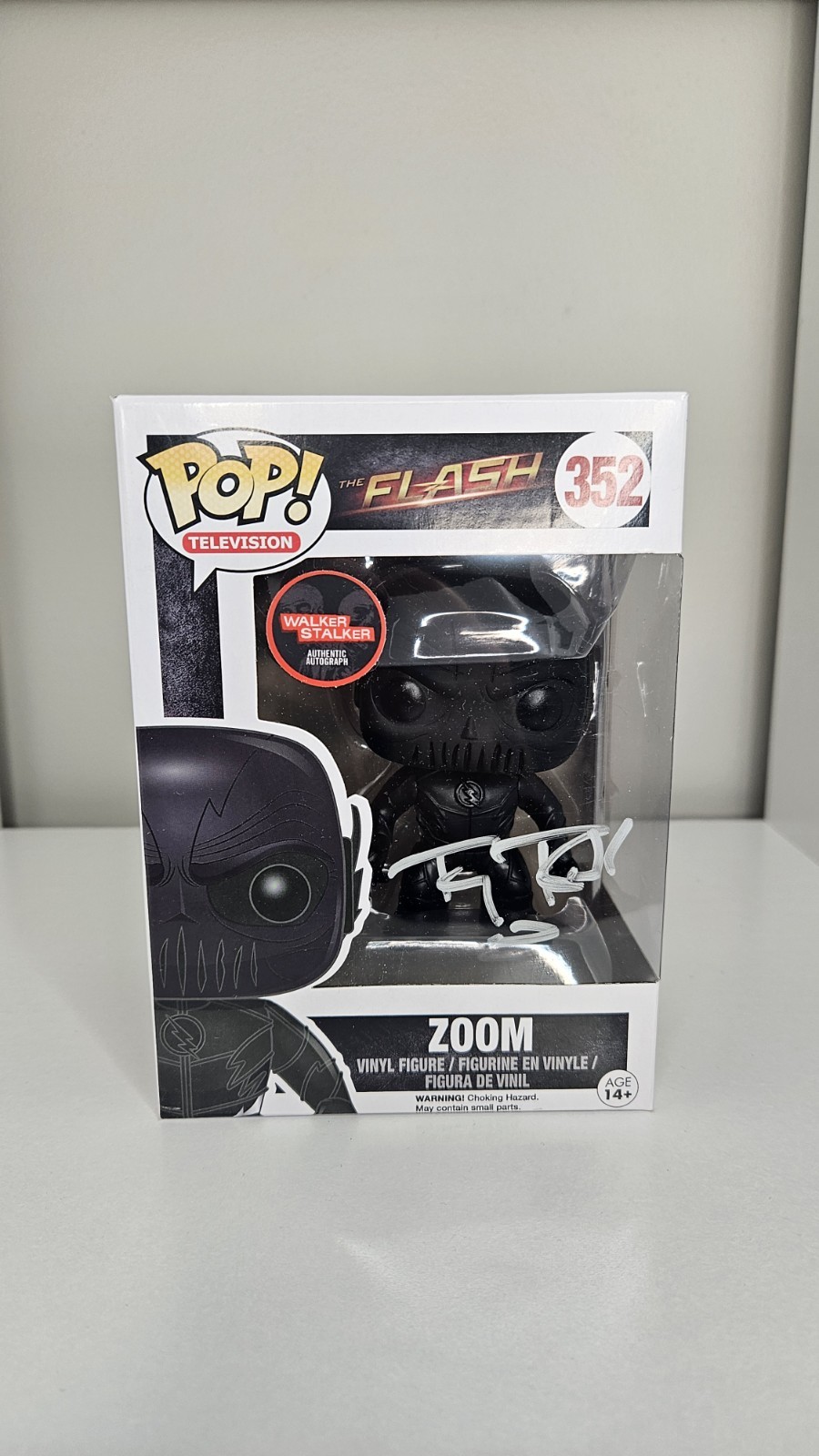 Funko Pop TV: Zoom #352 The Flash Signed Tony Todd Walker Stalker Autograph