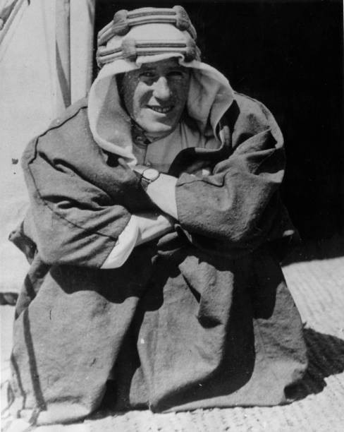 The Writer And Soldier T E Lawrence 1918 Old Photo