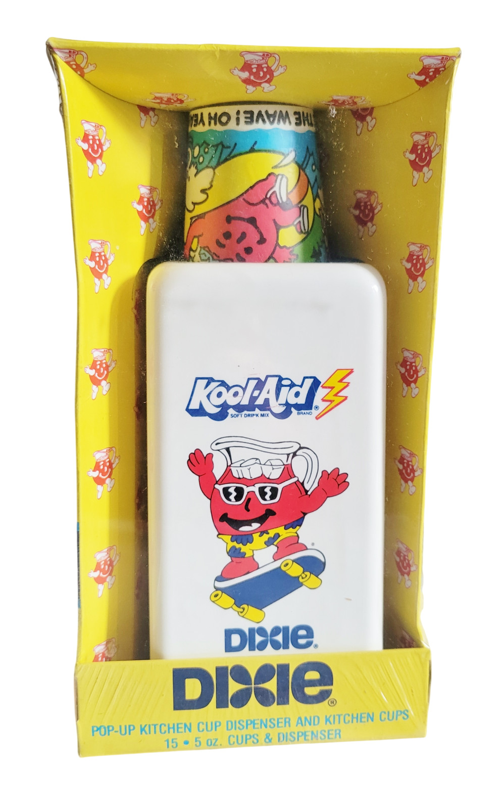 Vintage 1988 Kool-Aid Brand Dixie 5oz Kitchen Cup Dispenser
