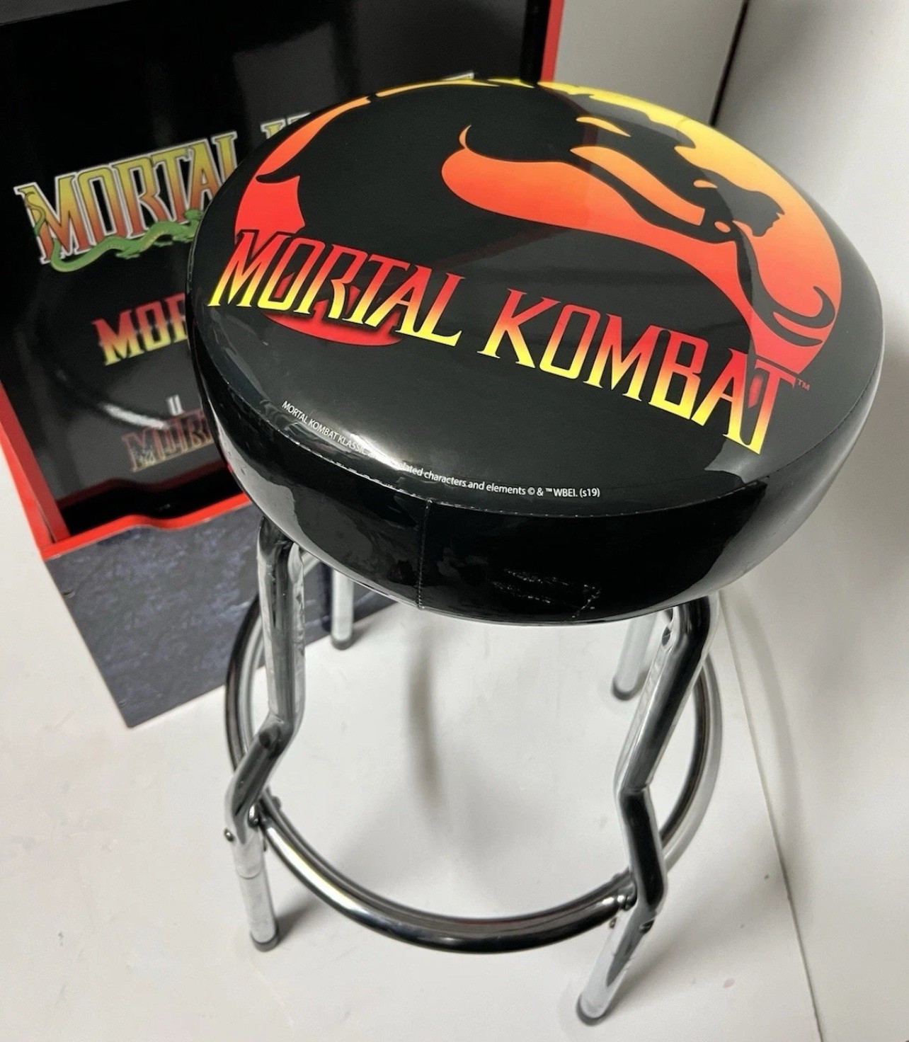 Arcade1UP Mortal Kombat Arcade Stool Tastemakers Asia Limited 21.5 PRE-OWNED