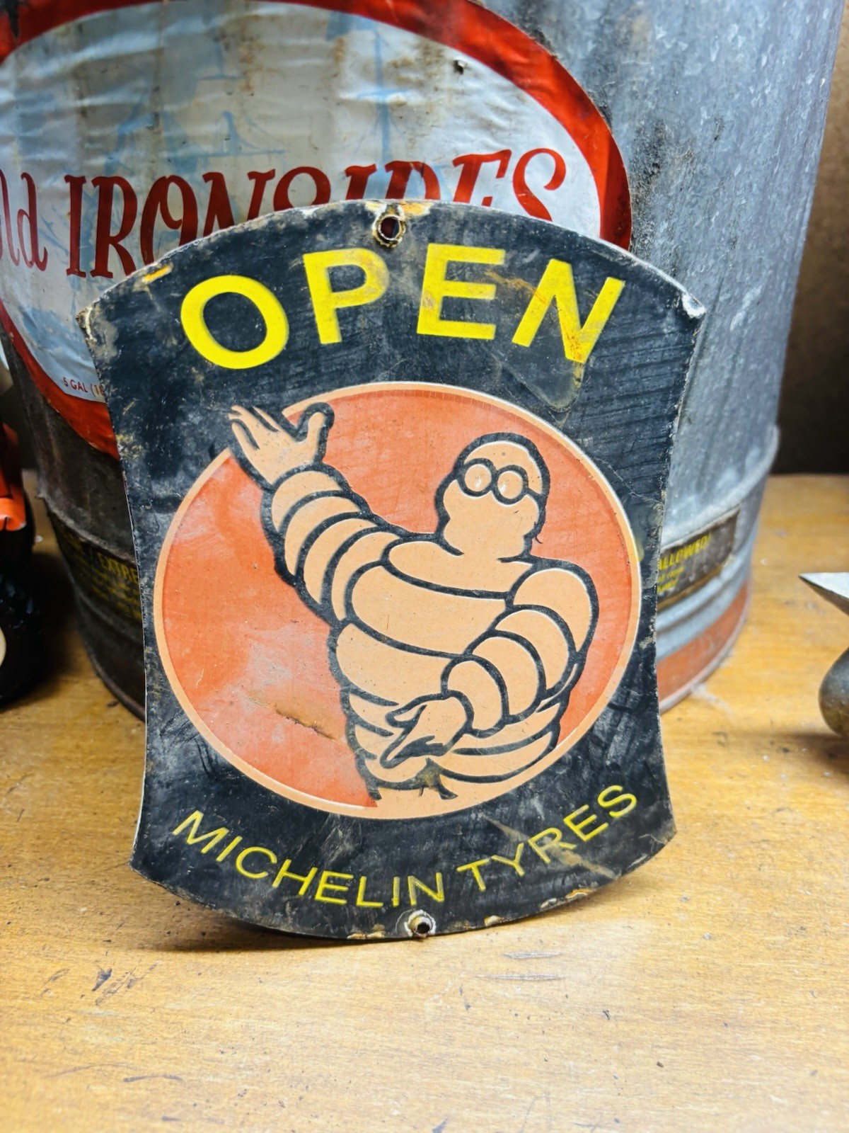 Michelin Porcelain Advertising Sign