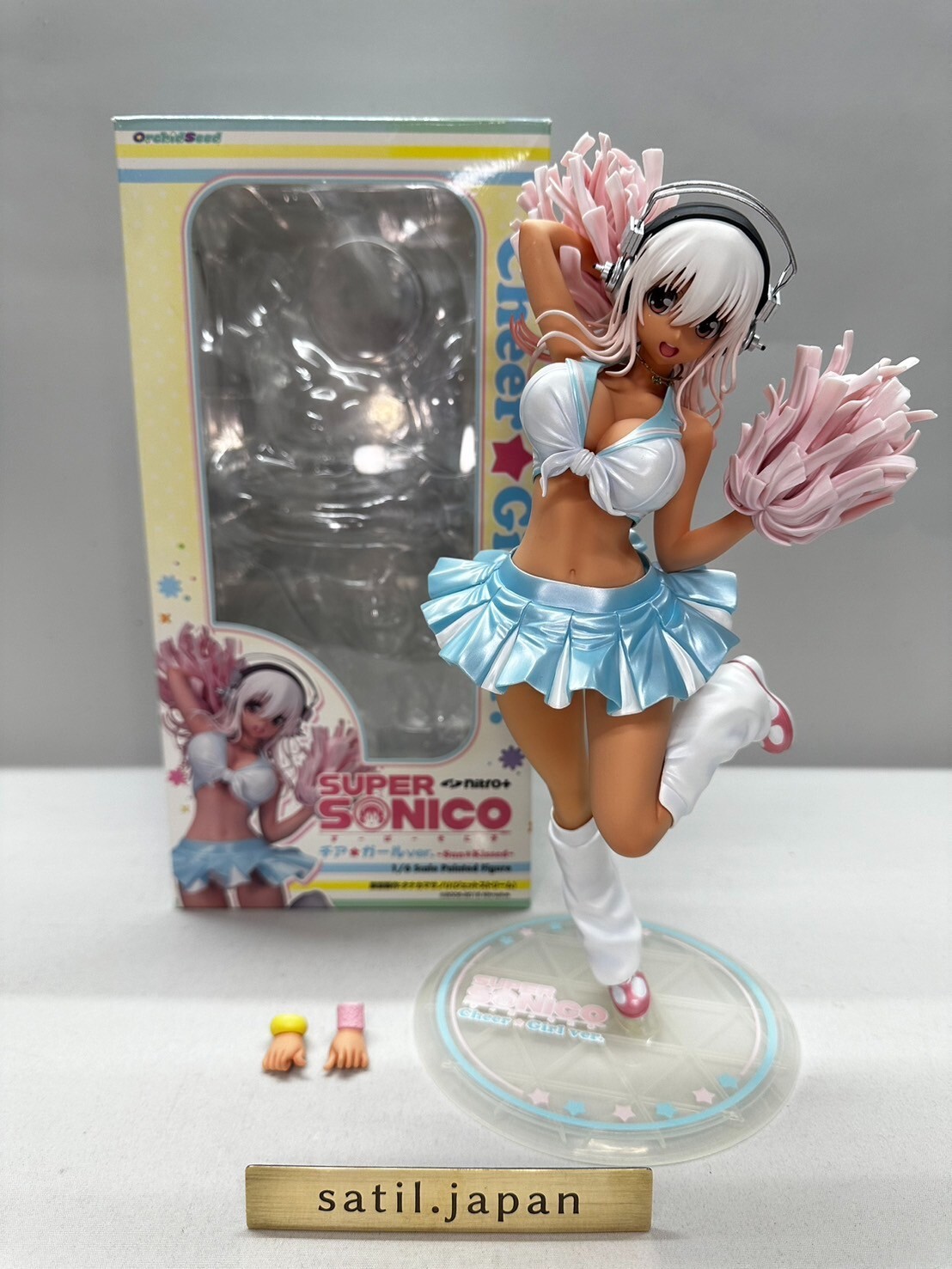 [USED] Orchid Seed Super Sonico Cheer Girl ver. Sun*kissed 1/6 Scale Figure