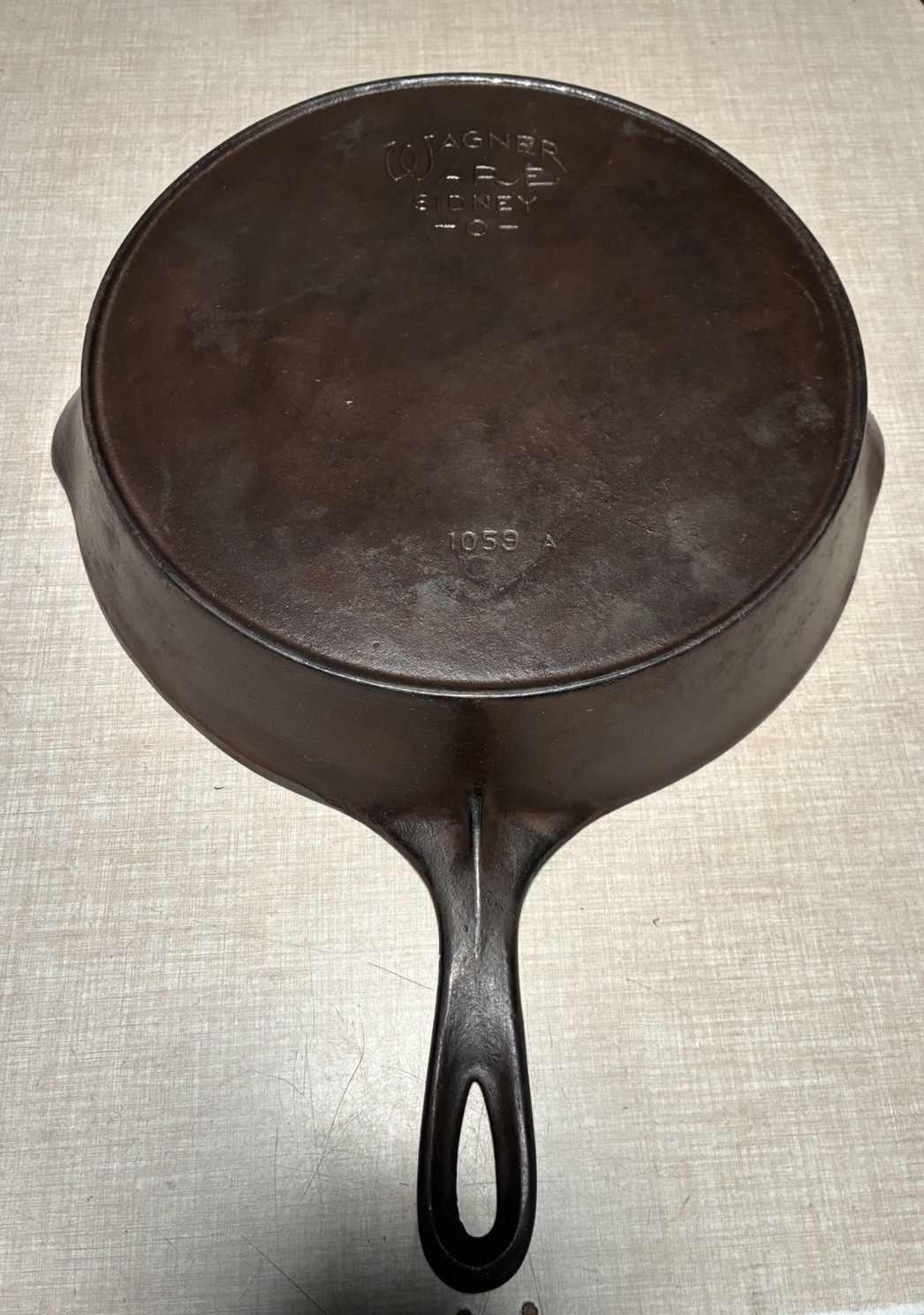 Wagner Ware Sidney O 1959 A Cast Iron Skillet 1920’s- 1930’s Era No 9