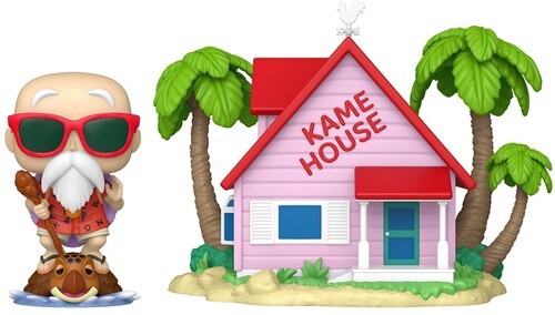FUNKO POP Town: Dragon Ball - Kame House with Master Roshi [New Toy] Vinyl Fi