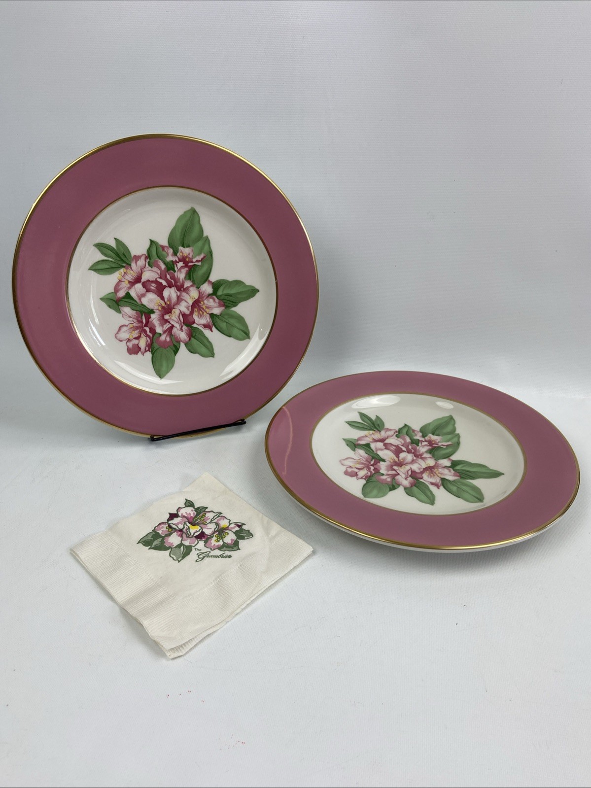 The Greenbrier  By Homer Laughlin ~ Pink Rhododendron 10.5\