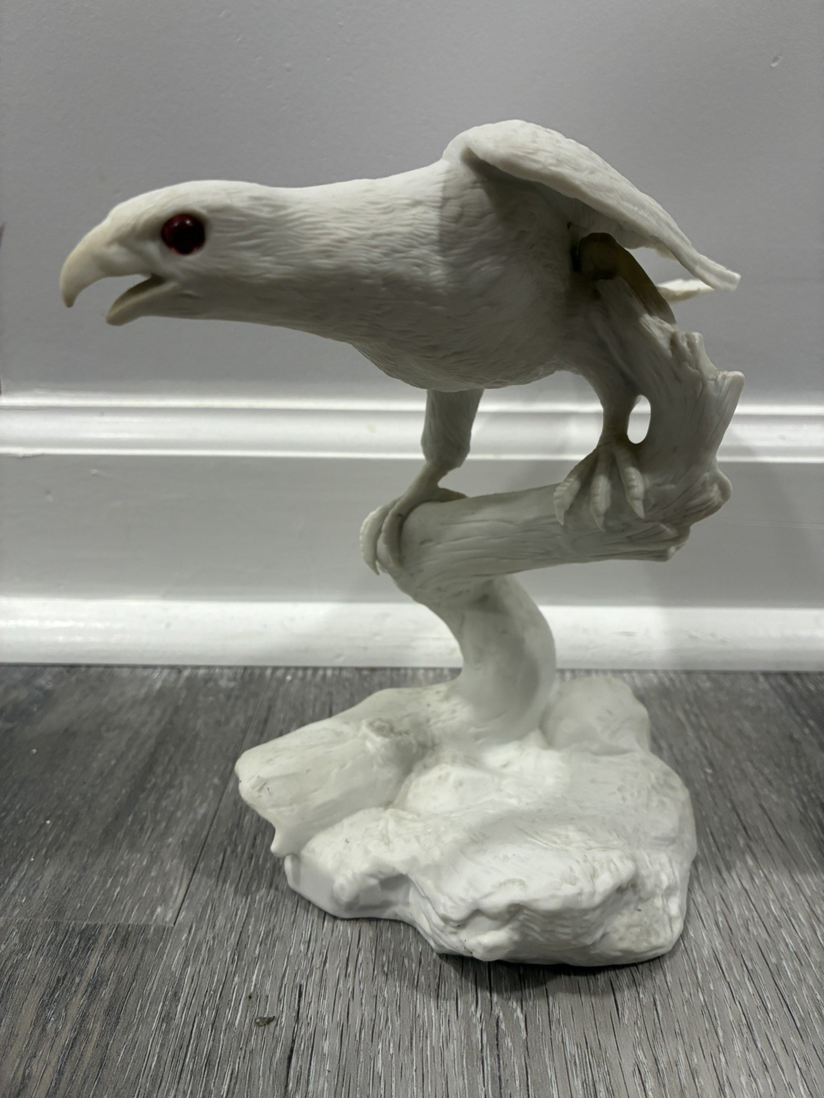 Vtg 1985 Franklin Porcelain Silent Hunter Porcelain Statue Jonathan Bronson Art