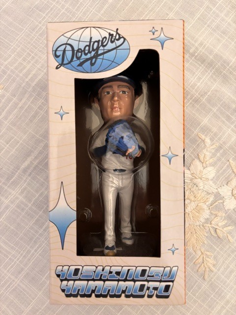 Los Angeles Dodgers Yoshinobu Yamamoto 2025 Bobblehead NIB