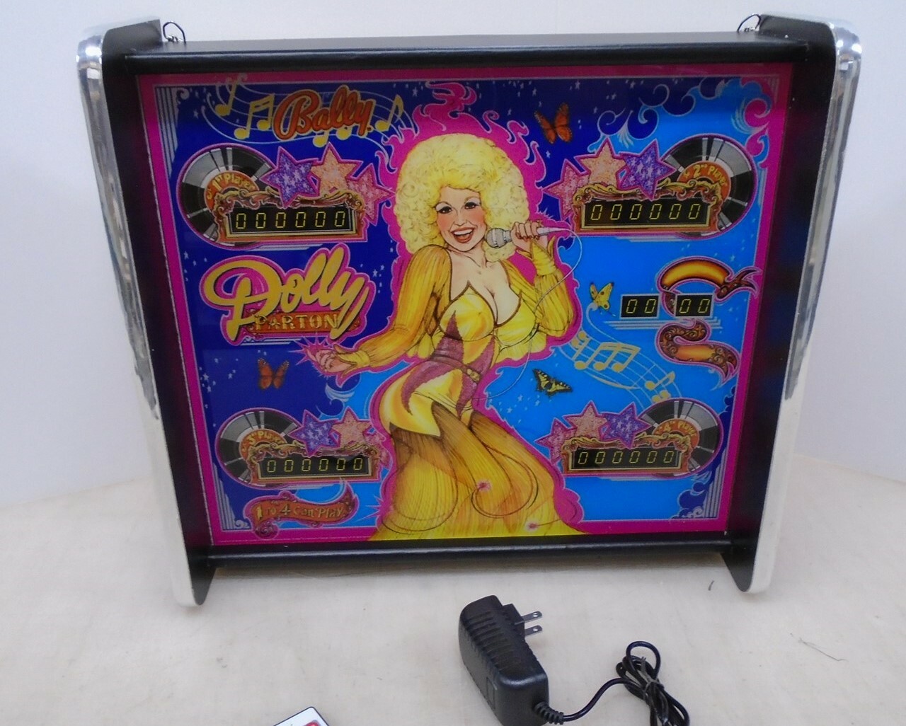 Bally Dolly Parton Pinball Head LED Display light box