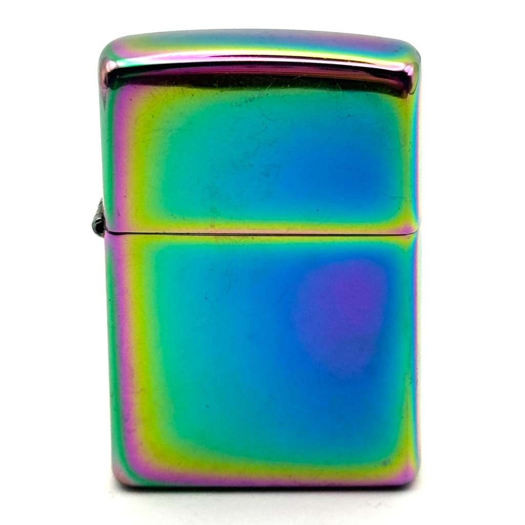 2004 Zippo Regular Rainbow Iridescent Windproof Lighter D 04 Vintage USA