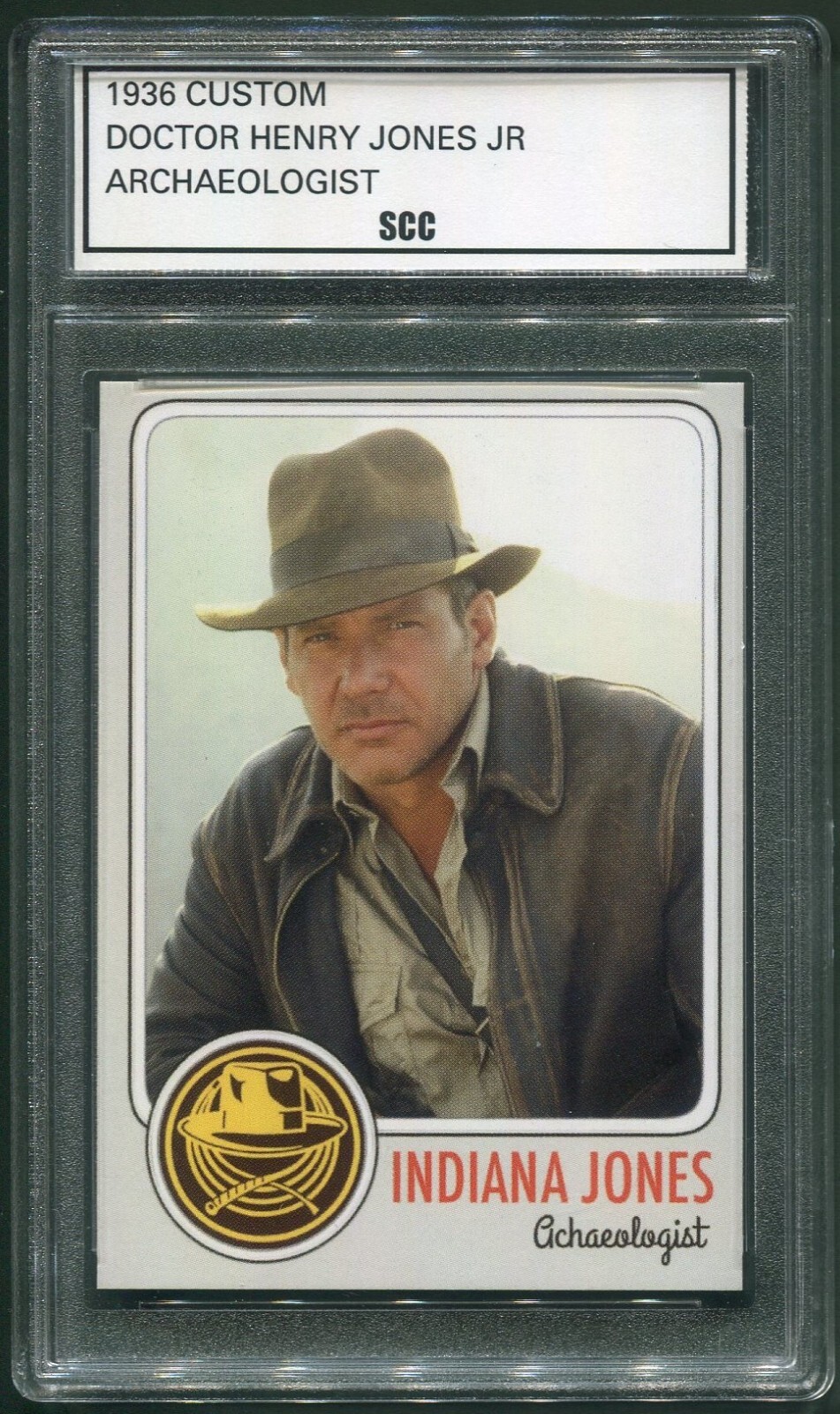 Custom 1936 Dr. Henry \'Indiana\' Jones Archaeologist Trading Card