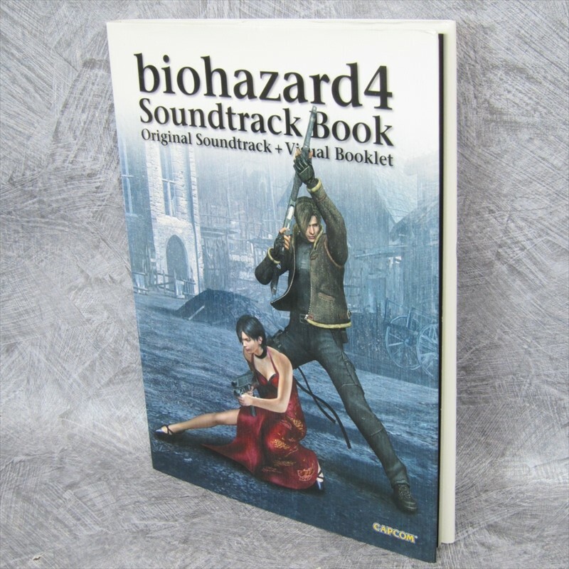 BIOHAZARD 4 Resident Evil Soundtrack & Visual Art Book w/CD PS2 2005 1st Ed. c