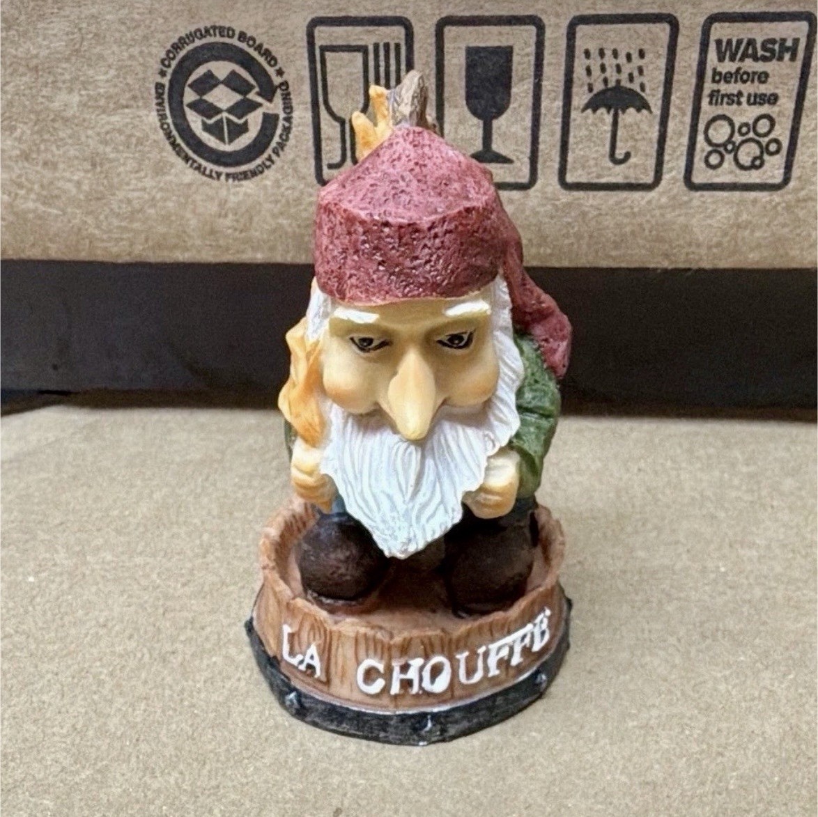 La Chouffe Fantasy Gnome Pixie Figurine Collectible Small Statue