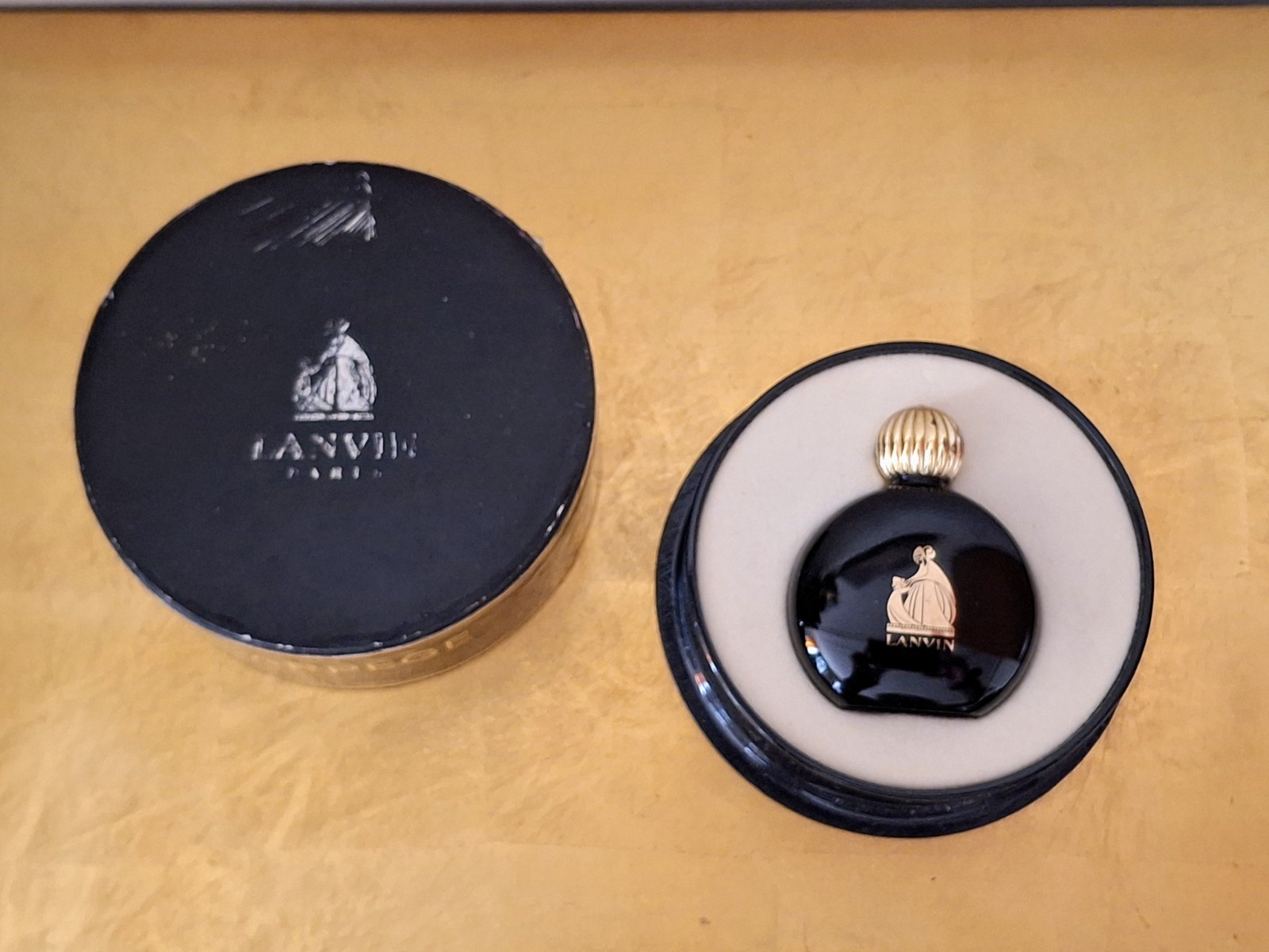 Lanvin, Arpeggio, rare empty miniature bottle model watch in box 
