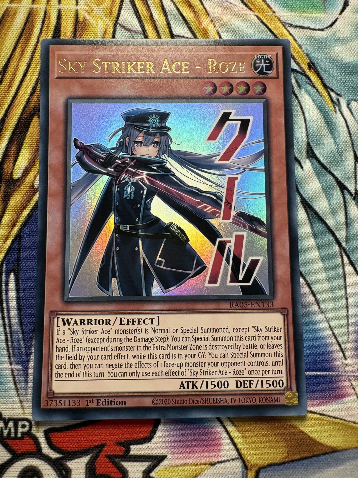 Yugioh Sky Striker Ace - Roze Ultra Rare - RA05-EN133 1st Edition - English