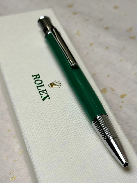 New 2025 Rolex Green Submariner Oyster Ballpoint Pen - Black Ink - Full Boxed