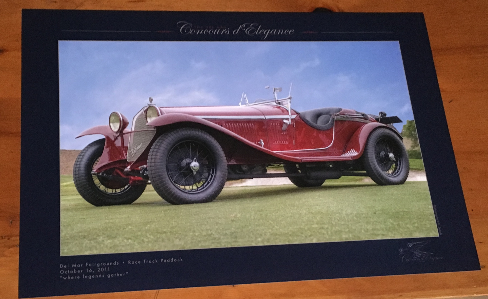 Alpha Romeo Gran Sport Poster Sports Racing car  36\