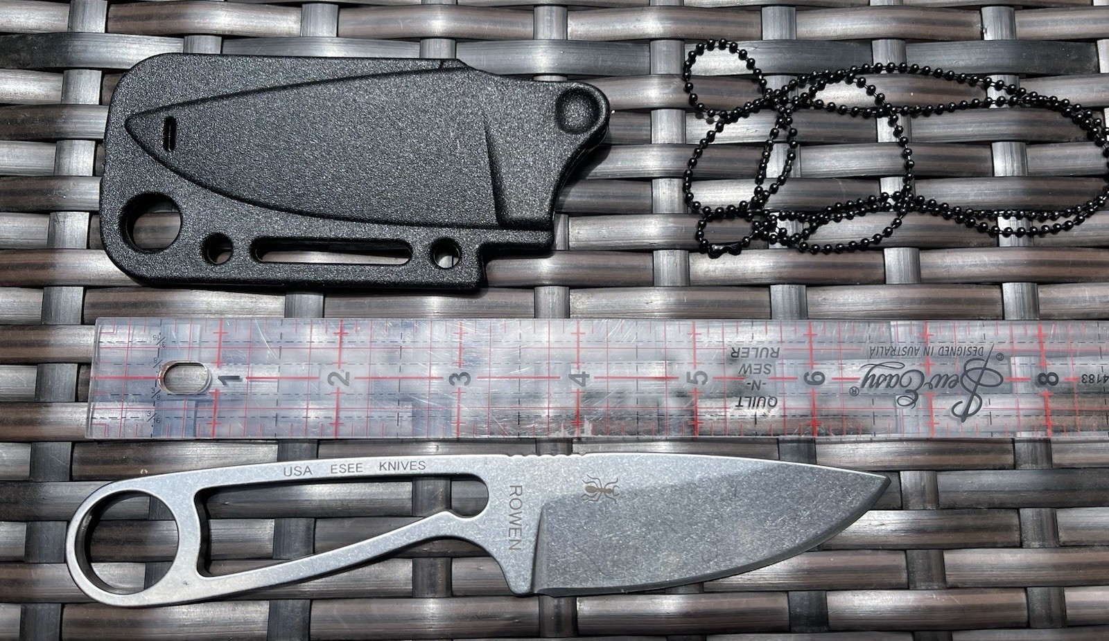 ESEE Izula EDC Fixed Blade Knife Drop Point Plain Edge