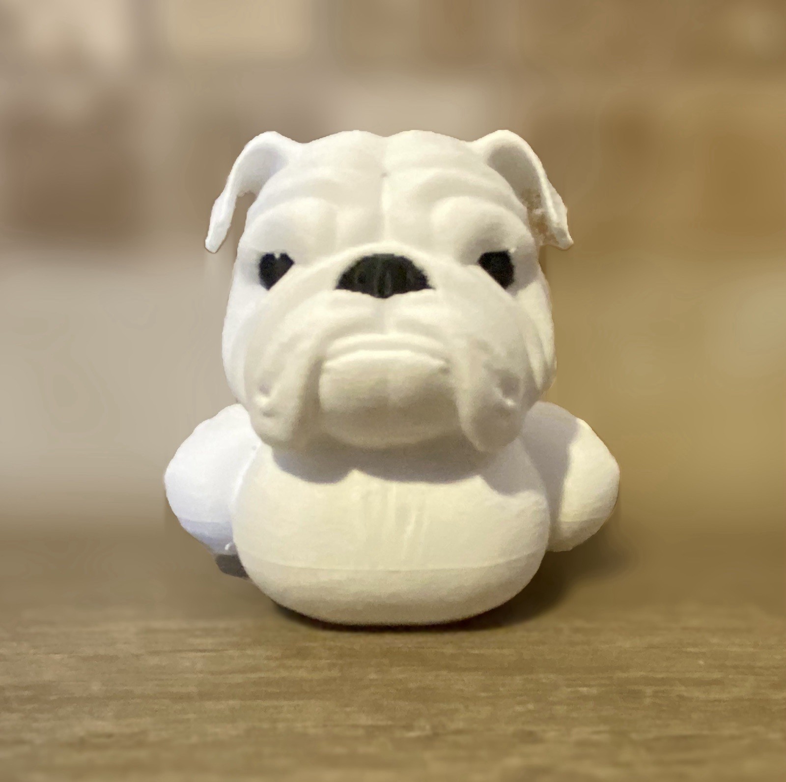 Bulldog Duck -White - Car Dashboard Decor - Cruises - Collectibles