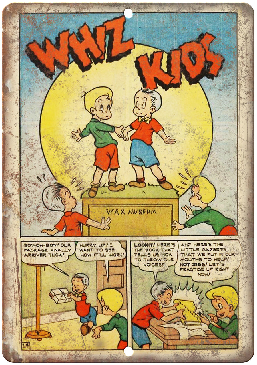 Whiz Kids Comic Strip Vintage Art 12\