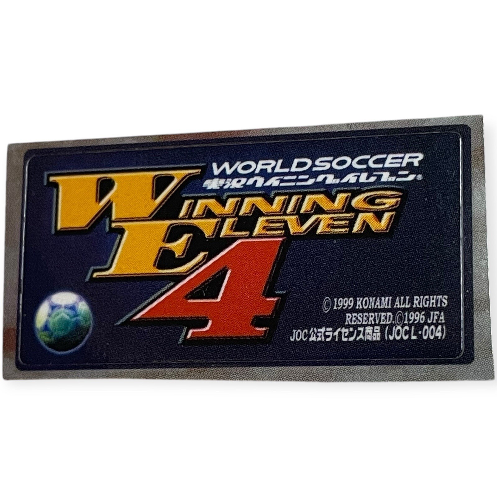 Sony PlayStation 1 Ps1 ISS Pro Evolution Winning Eleven 4 Memory Card Sticker