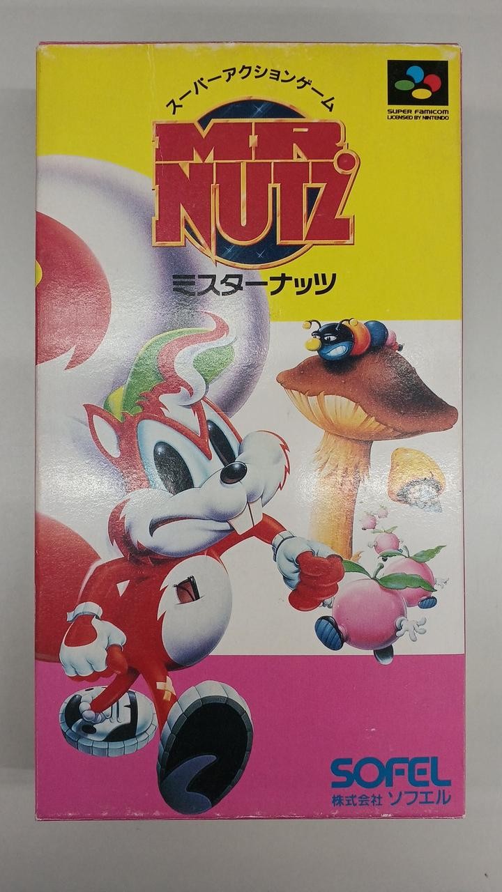 Sofel Mr. Nutz Super NES SNES Japan