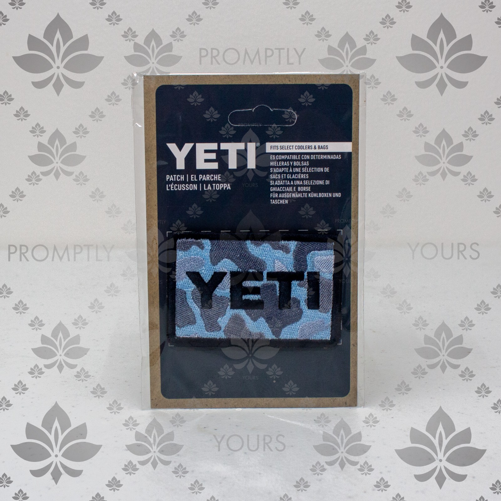 Rare New YETI Blue Camo Collectors Patch  LIMITED RELEASE UNOPENED SEALED