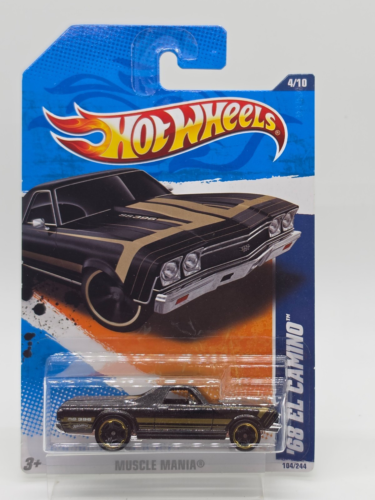 2011 Hot Wheels Muscle Mania ‘68 El Camino #4 - Black