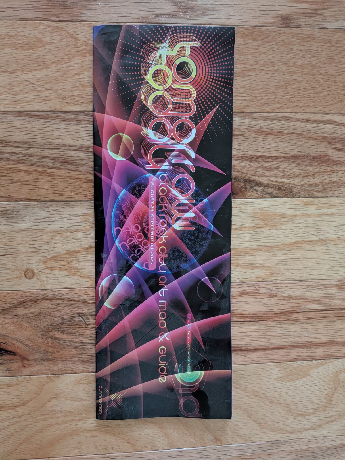 Burning Man Map and Guide Black Rock City 2025 Tomorrow Today