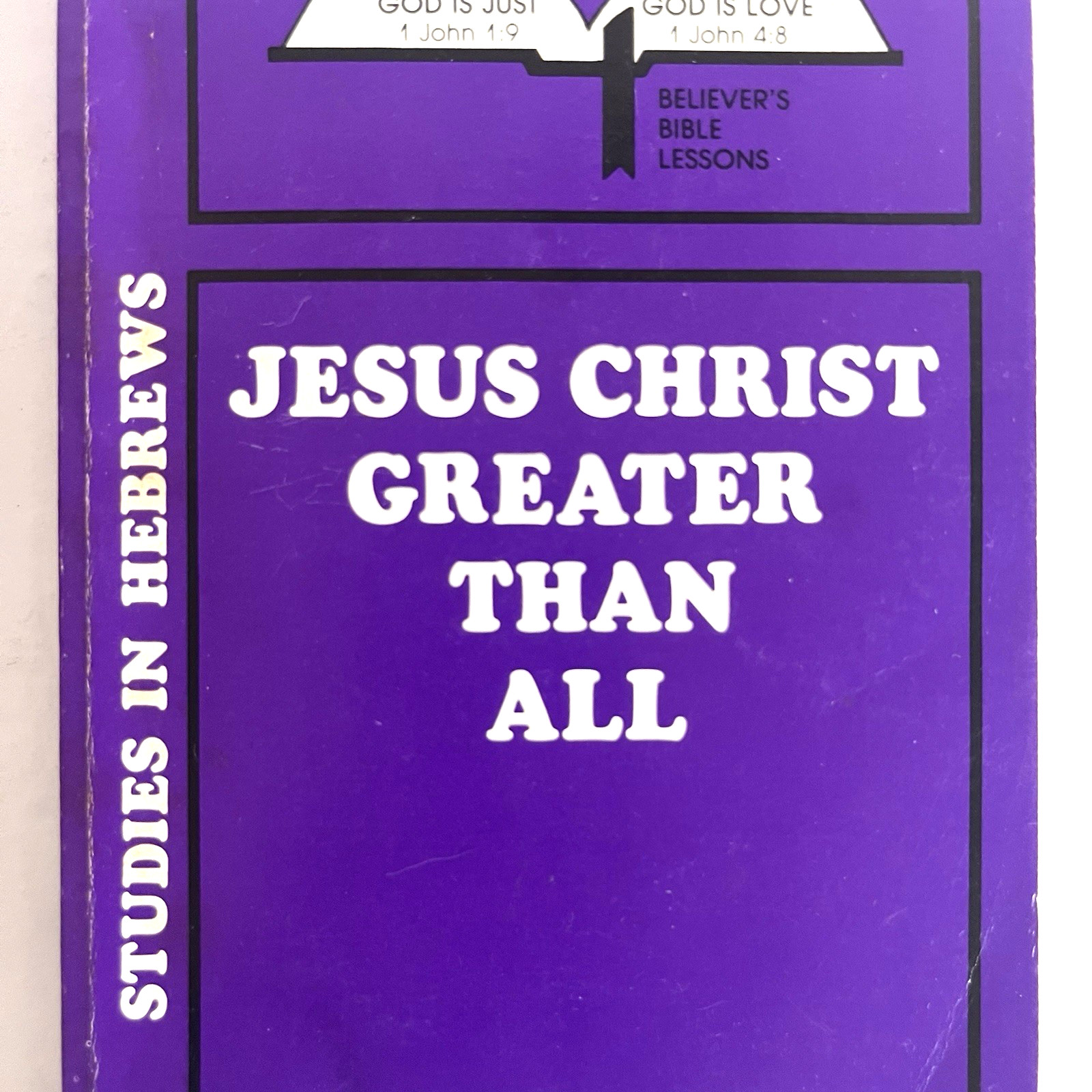 Vintage Jesus Christ Greater Than All Believers Bible Lessons Lot of 7  Books