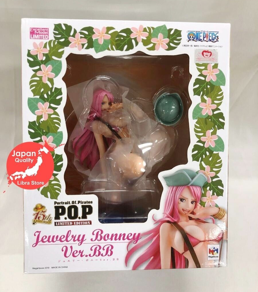 RARE One Piece Portrait.Of.Pirates Jewelry Bonney Ver.BB Figure from JAPAN
