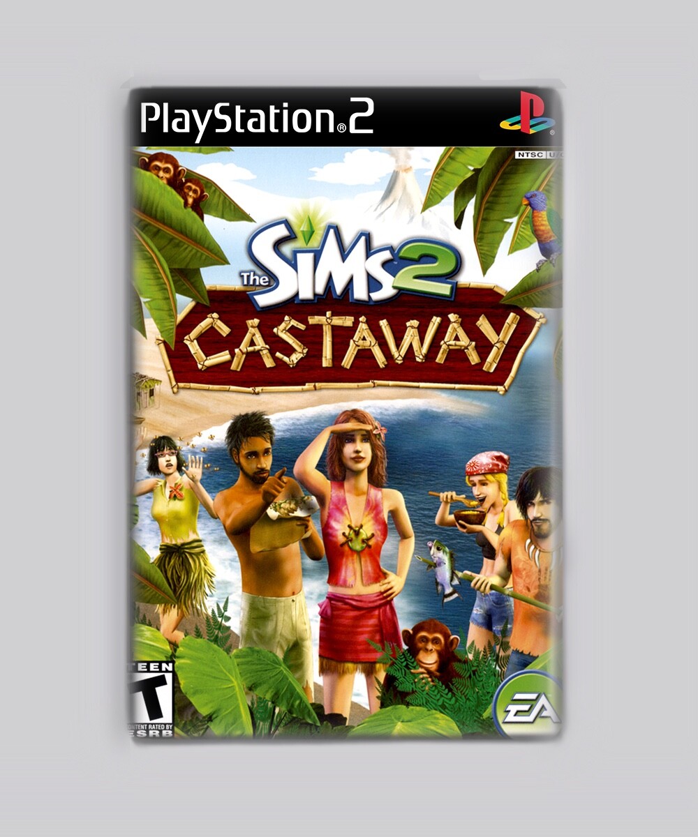 THE SIMS 2  CASTAWAY / PS2 - 2