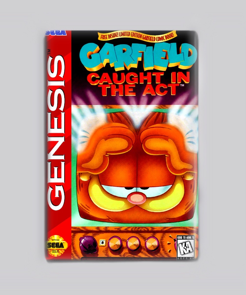 Garfield Caught In The Act / Sega Genesis - 2