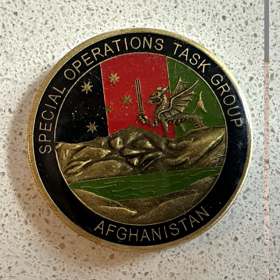 Australian SOTG TF66 Afghanistan Special Operations Task Group Challenge Coin