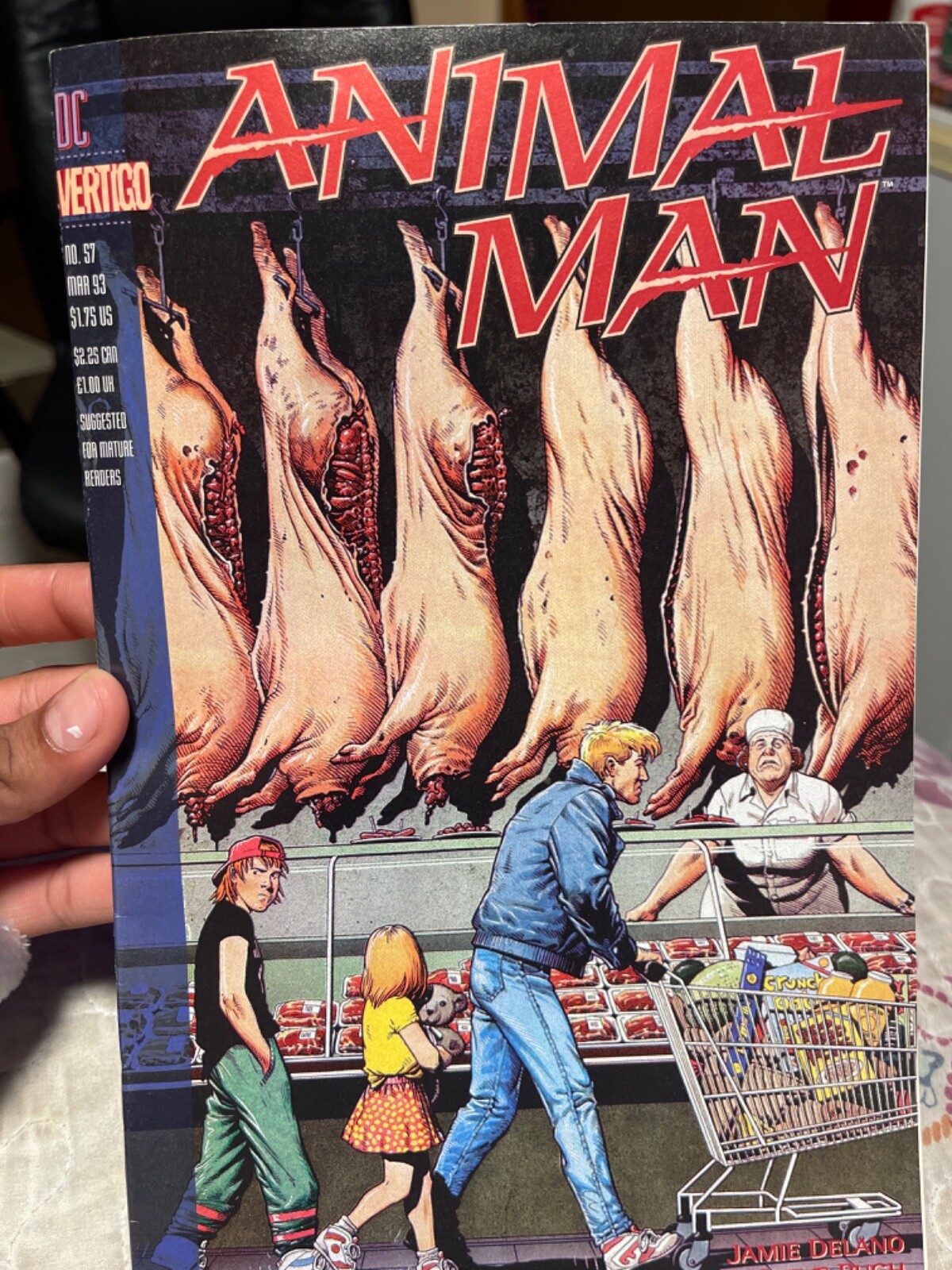 Cb9~comic book  #57- March 1993- Animal man
